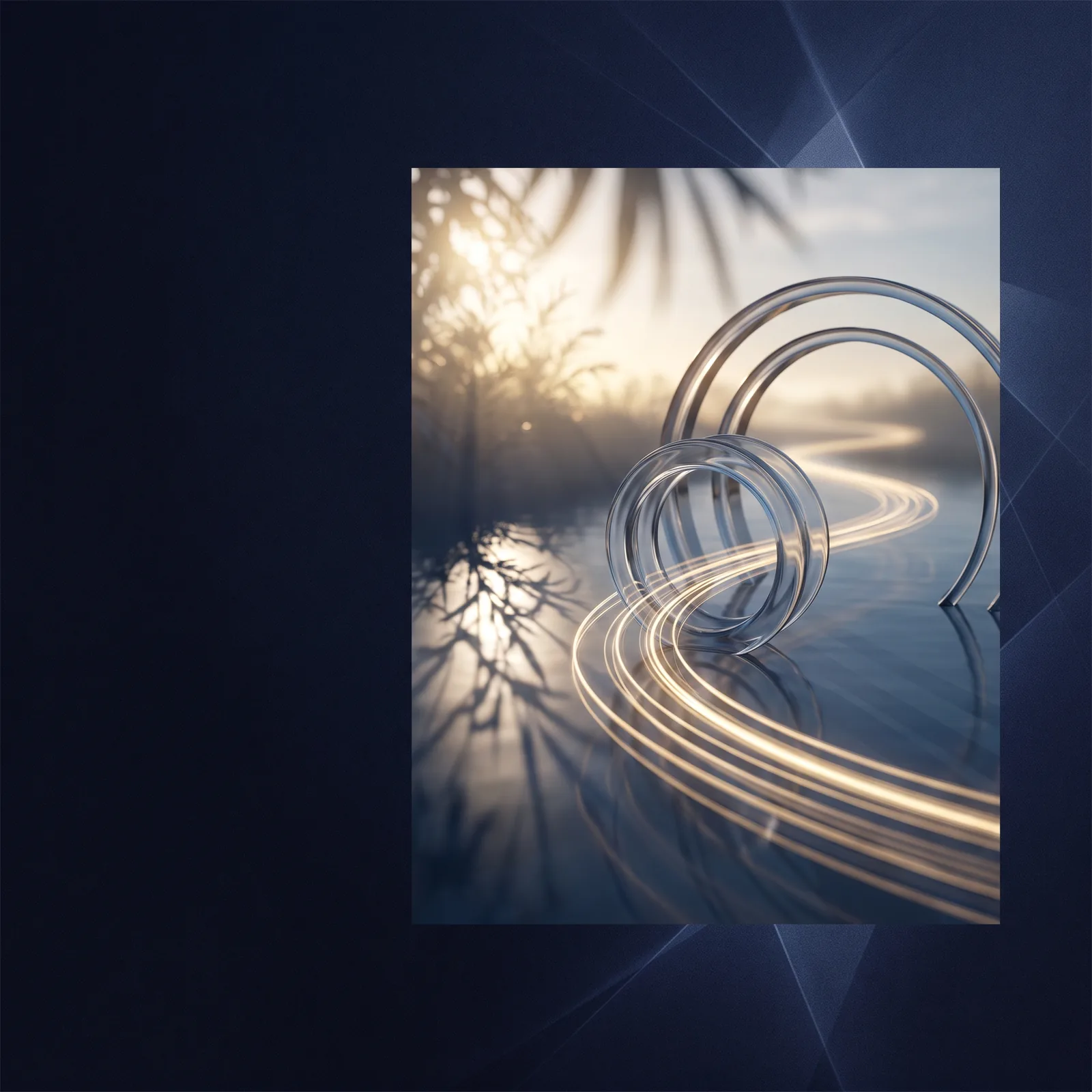 Abstract LumaPath momentum visual